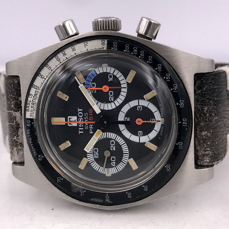 Tissot Vintage 1953 Chronograph Diving Pr516 Ref 40528 2x Cal 873