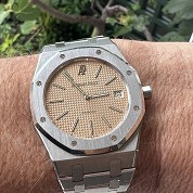 audemars piguet vintage jubilee 20th anniversary 14802st royal oak auto d 12266 salmon dial 3