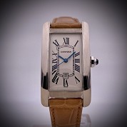 cartier modern tank americaine us white gold 18ct ref 1726 automatic 4