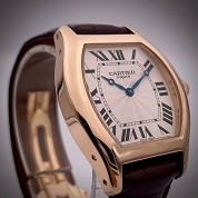 cartier modern tortue 2498 e pink gold auto meca with bd gold cal 470mc 4