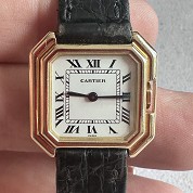 cartier vintage 1985s ceinture 78099 meca 18ct 25 mm x 25mm gold 4