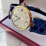 cartier vintage vendome must lady 30mm quartz vermeil 4