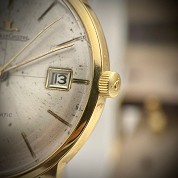 jaeger le coultre vintage 1963 jumbo auto k881 gold 18ct 6