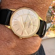 jaeger lecoultre vintage 1966 calatrava 34mm meca gold ref 20002 cal k885 2