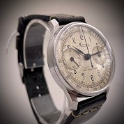 minerva vintage 1939 1942 chronograph caliber angelus 215 2