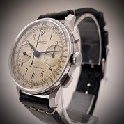 minerva vintage 1939 1942 chronograph caliber angelus 215 5