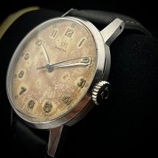 omega vintage 1947 arabe numerals patina ref 2496 2 2