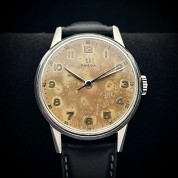 omega vintage 1947 arabe numerals patina ref 2496 2 4