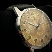 omega vintage 1947 arabe numerals patina ref 2496 2 5