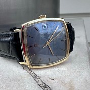 omega vintage 1966 rectangular grey dial 5